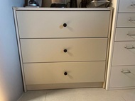 IKEA 三層櫃桶 White 3-Drawer Chest of Drawers