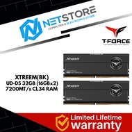 T-FORCE XTREEM (BK) UD-D5 16GBx2 7200 CL34-42-42-84 1.4V RAM - FFXD532G7200HC34ADC01