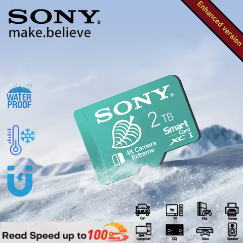 Original SONY SD Card 800x Pro SDHC 2TB 1TB sd memor SDXC Read Max 100MB/s UHS-I Memory Card Storage