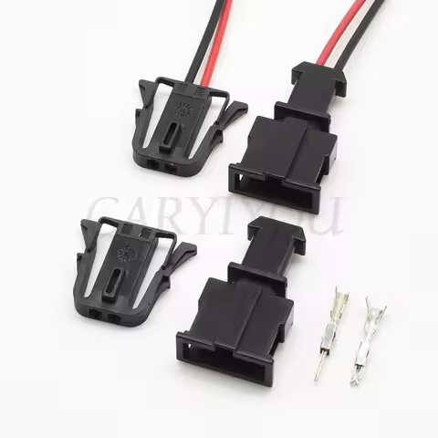 1 Set Female Male 1.5mm Series Automobile Connector Auto Audio Speaker Socket Cable Plug 1J0 971 972