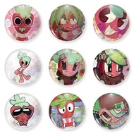Sprout D-Dandys W-World Tinplate Brooch Figure Icon Badge Handmade Brooches For Backpack Clothes Dec