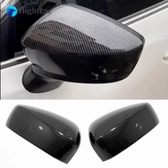 flightcar For Mazda 3 Axela 2014 2015 2016 2017 2018 Accessories ABS Carbon fibre Car rearview mirror cover frame Cover Trim Car Styling