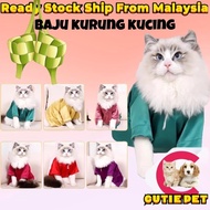 Hari Raya Baju Kurung Kucing Baju Kurung Baju Melayu Kucing Baju Kucing Comfortable and Breathable Cat Clothes