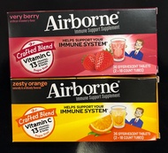 Viên sủi C Airborne Origial Immune Support Vitamin C 1000mg của Mỹ [Vị Cam & Dâu]