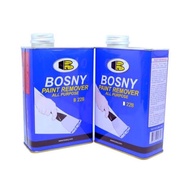 น้ำยาลอกสี "Bosny Paint Remover" ไม่ทำอันตรายต่อพื้นผิววัสดุ ขนาด 1 กล.