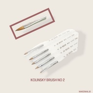 Kolinsky Brush kolinsky Brush 3d nail art nail Brush no. 2 nail art nail art Brush