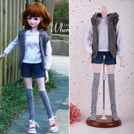 2021Fashion Newest 13 Bjd Doll Dress Casual Handmade Clothes Outfits Suit for 60cm Doll Accessories Toys for Children