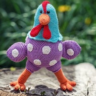 Chicken crochet, crochet animal plush, amigurumi chicken