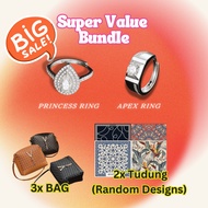 Princess Ring Apex Ring Super Value Bundle with 3 bags 2 tudungs