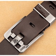 JEEP MEN'S BELT LUXURY LAYER LEATHER JEEP ZERO FASHION MEN'S BELT