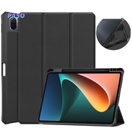 PASO_Tablet Protective Case Ultra-thin Foldable TPU Scratch Resistant Soft Shell Pure Color Tablet Cover for Xiaomi 45417