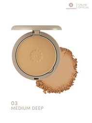 SUPERMOM l Second skin pressed powder แป้งผสมรองพื้น เบาสบาย เบลอรูขุมขน สูตรจากKorea ใบรับรองVEGANแ