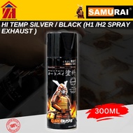 L MALL Samurai Hi Temp Silver / black (H1 /H2 Spray Exhaust ) 300ml
