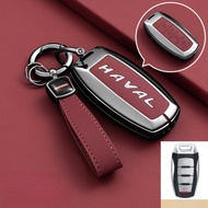 Zinc alloy leather car key case Key holder for HAVAL H6, HAVAL Jolion, HAVAL H6 PHEV