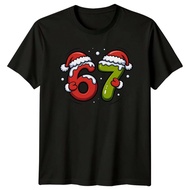 2026 gift for friends waffle shirt67 Christmas Numbers Mens T-Shirt Womens Tee Holiday Graphic Top  