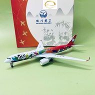 China Sichuan Airlines A350 Airplane Model 20Cm - High Quality Alloy with Die-cast Wheels 1/400 Scal