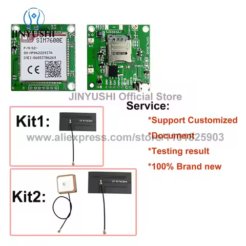 SIMcom SIM7600E Core Board SIM7600E LTE CAT1 module Development Board LTE CAT1 Support and Unsupport
