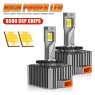 D1S D3S D2S D4S D5S D8S LED Headlights CANBUS D2R D3R D4R Led Two-sided CSP Chip 6000K 12V 24V Plug&
