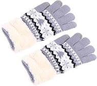 1 Pair gloves christmas costume accessories womens glives mens glove Mechanic ladies gift stocking stuffer hand muffs for men ladies mittens makeup girl child knitting full finger