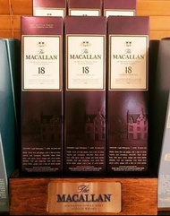 長期收購 麥卡倫 紫盒 18years 1990 1991 1992 1993 1994 1995 1996 1997 1998等等 MACALLAN whisky