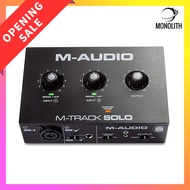 M-Audio M-Track Series USB Audio Interface — Portable Home Recording & Streaming Interface with Incl