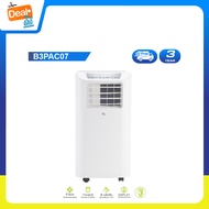 TIL แอร์เคลื่อนที่ ขนาด 7000 BTU Portable Air Conditioner รุ่น B3PAC07 (รับประกันคอมเพรซเซอร์ 3 ปี)