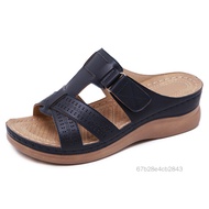 Women Open Toe Sandals Female Breathable Leisure Wedge Sandals For Work Club Party Wedding Wear RTT-