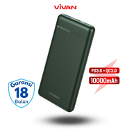 VIVAN Powerbank 10000mAh 2 Input 2 Output Power Bank Fast Charging PD QC3.0 Garansi 18 Bulan VPB-M10