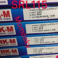 Yamaha SRL115 RKM 1set 428-14-38-39 spoket