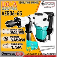 ''DCA'' DEMOLITION HAMMER (SDS-HEX 17MM) -1400W -AZG06-6S / Z1G-FF06-6S
