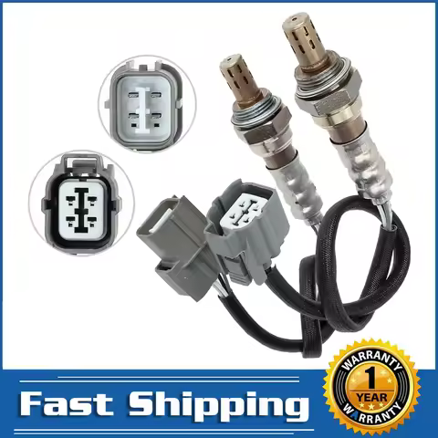 2pcs Oxygen O2 Sensor Upstream Downstream Front & Rear For 2001 2002 2003 2004 2005 Honda Civic 1.7L
