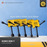 Oliq Black Y-Socket Wrench Thick Iron 5 Sizes
