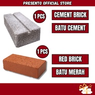 1pcs Sand Brick Cement Sand Brick Cement Block Red Brick Batu Pasir Batu Bata Simen Batu Merah Batu 