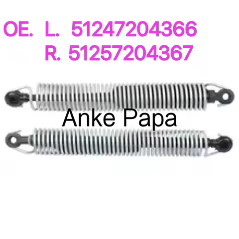 2pcs OE 51247204366 51247204367 Car Auto Iron Trunk Lid Return Spring Fit for bm 5 Series F10 01/200
