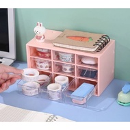 Jewelry holder MULTIPURPOSE MINI DRAWER BOX/ | Cosmetic rack 9-drawer jewelry rack 9-box jewelry rac