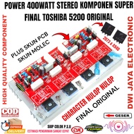 Power 400watt Stereo Komponen MKM Final Toshiba Original