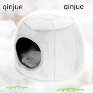 QINJUE Cave Beds, Cage Accessories Washable Guinea Pig Bed, Cozy Rabbit House House Hideout Small Animal