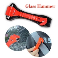 2in1 Emergency Safety Glass Hammer Car Glass Breaker Hammer Breaker Safety Seat Belt Cutter Window G
