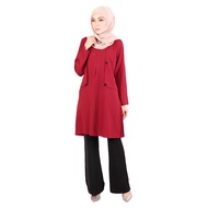 CLASSY BUTTON MUSLIMAH BLOUSE