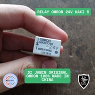 Relay 24v / Relay 24v foot 5 / Relay light leg 5 omron / Relay omron ori - 24v foot 5 / Relay 24volt