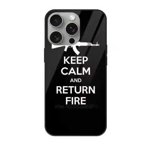 Kalashnikov Ak 47 Rifle Phone Case For Iphone 16 15 14 13 12 11 Pro Max Plus Tempered Glass Cover Ka