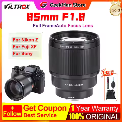 VILTROX 85mm F1.8 Full Frame Auto Focus Portrait Lens· for Sony E for Nikon Z for Fuji X For Canon R