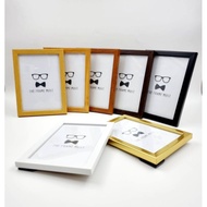 Photo Frame Size 4x6 5x7 6x8 6x9 Inches And A5 (14.8x21cm) ***Glass + Stand*** Picture Frame