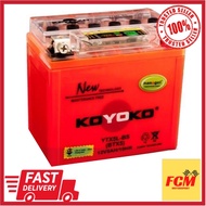 Koyoko Gel G2 Battery Bateri Motor Koyoko Gel YB3L YB4L YB5L YTZ5 YTZ6 YT6B YTX5L YTX7A YTX7L 12N9L-