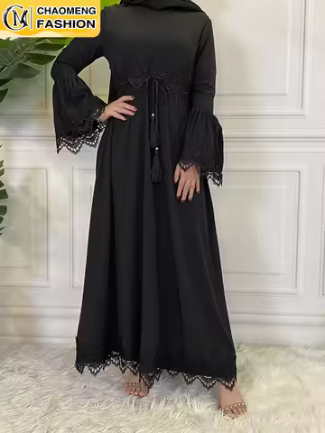 New Arrival Fashion High Quality Arab Turkey Kaftan Muslim Women Maxi Dress Abaya Dubai Islamic Clot