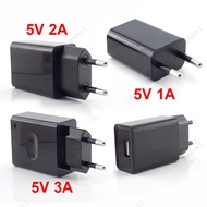 5V 1A 2A 3A USB Power Adapter Mobile Phone Charger Electrical Socket EU Plug Travel Charger Adapter 
