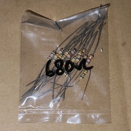 R 680 Ohm 0.25W 5 Percent Resistor 680Ohm 680R R Ohm 0.25 Watt 20 Pcs