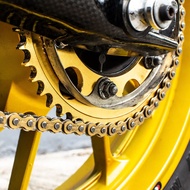 OSAKI HYPER Series ชุดโซ่สเตอร์ ทอง M-SLAZ (2015-17) ชุปแข็งพิเศษ สีสวยโดดเด่น อะไหล่ทดแทน แข็งแรงทน