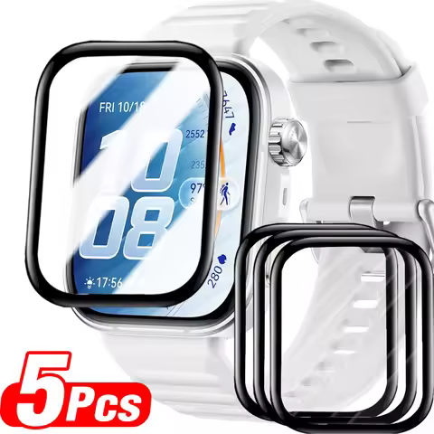 3D Curved Protective Film For Huawei Watch Fit 5 4 Pro Smartwatch Flexible Screen Protector For Huaw