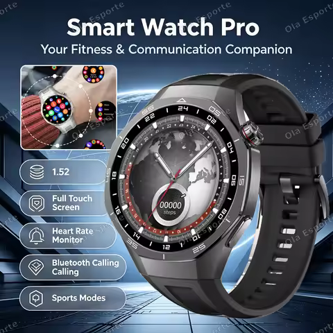 New GPS Track Smart Watch Bluetooth Calling Fitness Tracking Watch Music Playback Health Monitor Sma